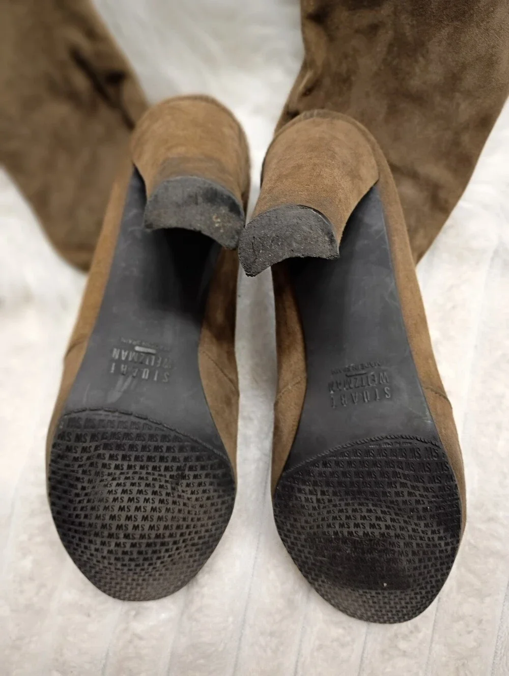 Stuart Weitzman Over-the-Knee  Suede Women’s Boots in Brown SZ 7